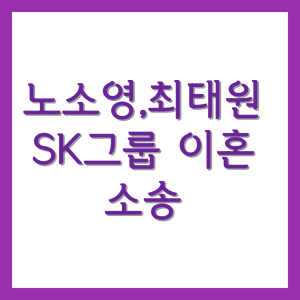 노소영,최태원 SK그룹 이혼소송