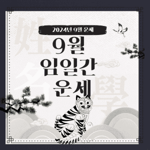 2024년 9월 임일간 운세
